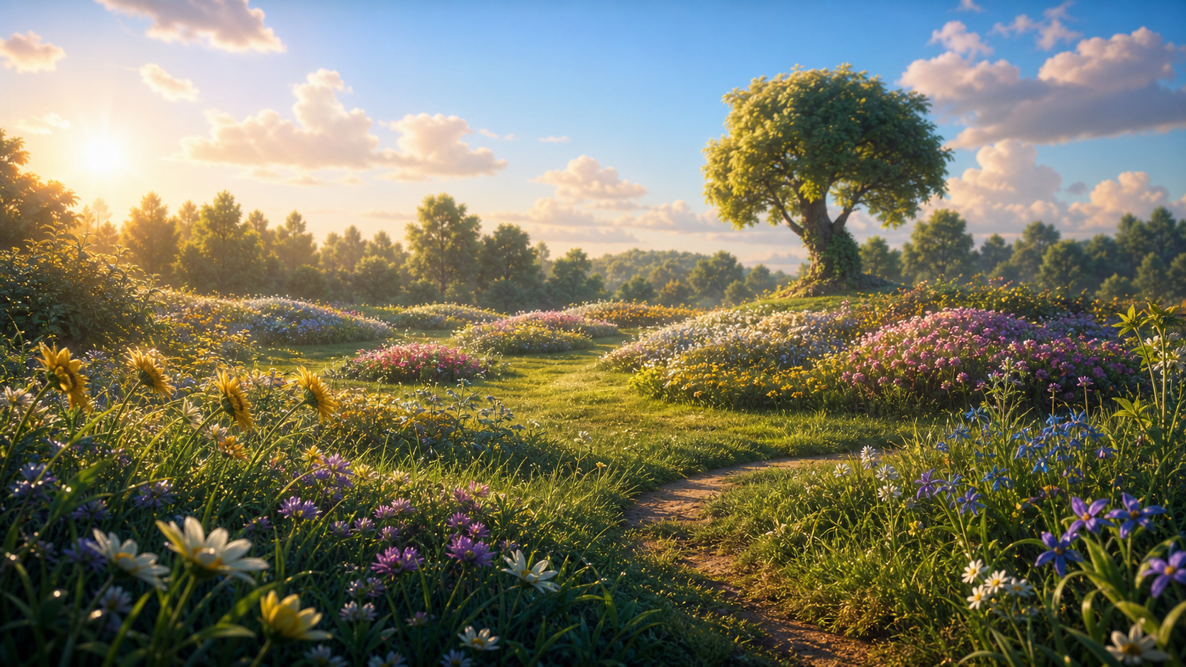 Die Blumenwiese in Wonderwood